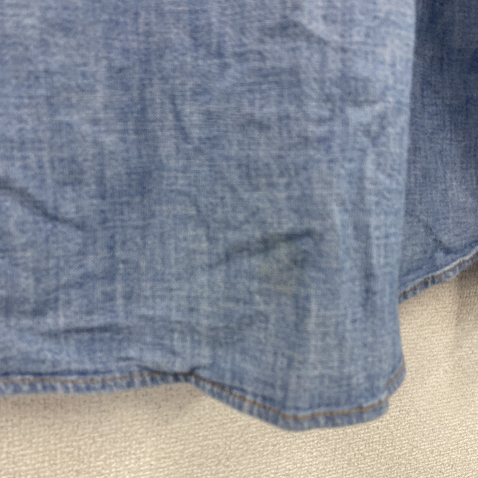 Wrangler　ラングラー　長袖デニムシャツ　2つポケット　フラップポケット　インディゴ　XLサイズ