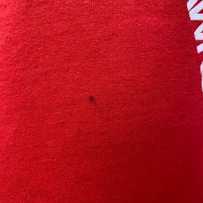 古着 used　GILDAN　ギルダン　シカゴブラックホークス　半袖プリントTシャツ　赤　アイスホッケー　Lサイズ