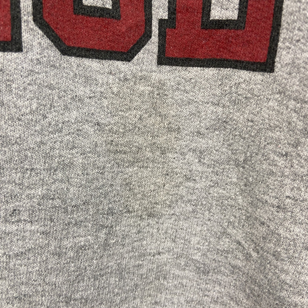 古着 used　champion　チャンピオン　カレッジプリントスウェット/トレーナー　灰色　グレー　XLサイズ