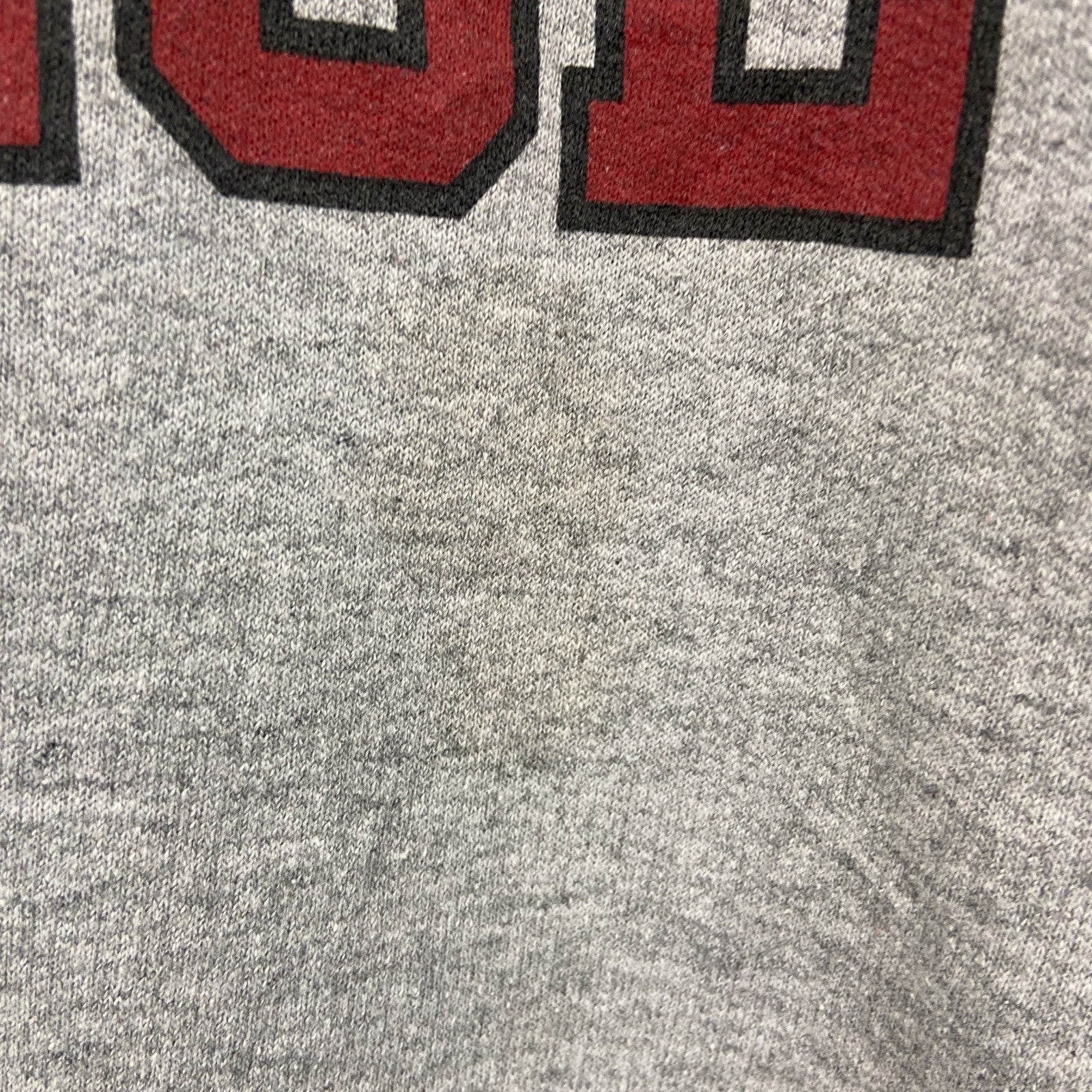 古着 used　champion　チャンピオン　カレッジプリントスウェット/トレーナー　灰色　グレー　XLサイズ