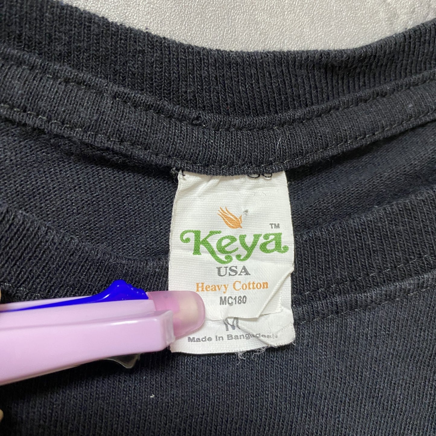 古着 used　Keya USA　PITTSBURGH PENGUINS　半袖プリントTシャツ　アイスホッケー　レトロ　Mサイズ