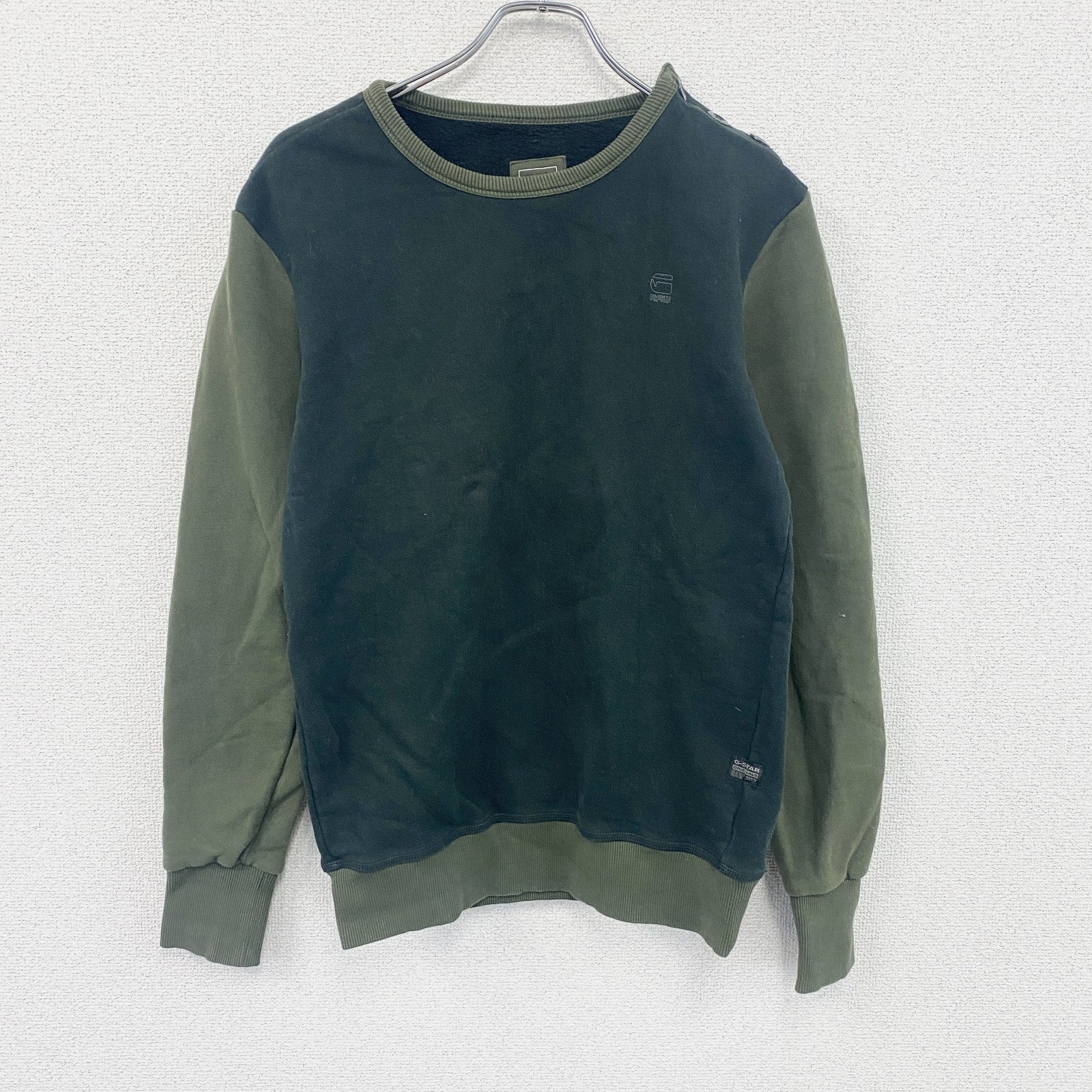 G-Star RAW　ジースターロゥ　スウェット/トレーナー　緑　グリーン　Sサイズ