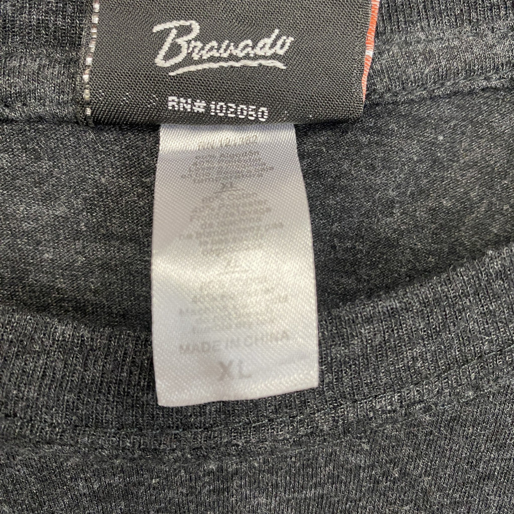 HARLEY DAVIDSON　ハーレーダビッドソン　半袖プリントTシャツ　黒　ブラック　XLサイズ