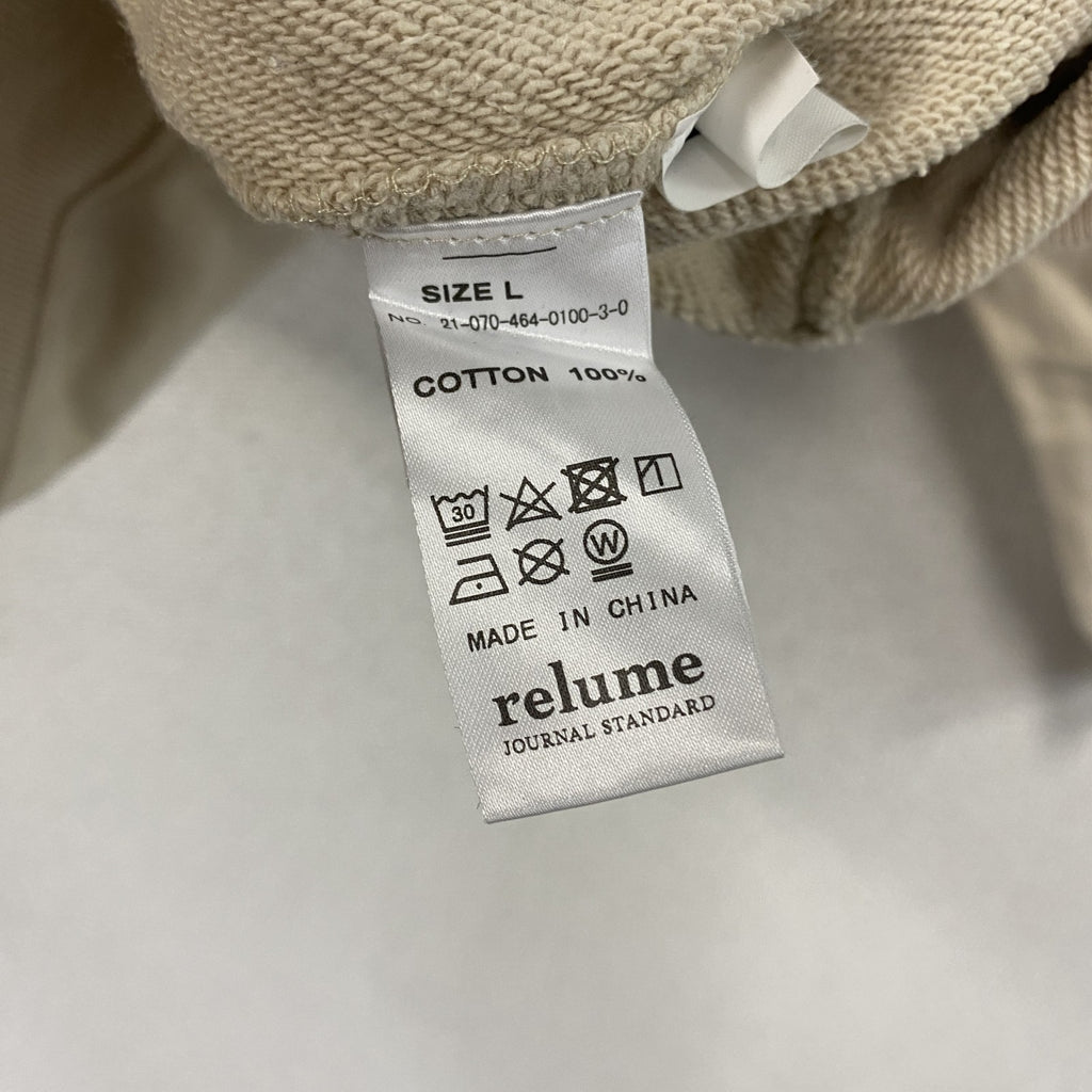 JOURNAL STANDARD relume　DREAMWORKS　スウェット/トレーナー　ベージュ　Lサイズ