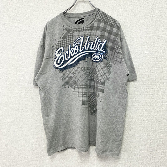 ECKO UNLTD　半袖Tシャツ　カレッジタイプ　灰色　グレー　XLサイズ