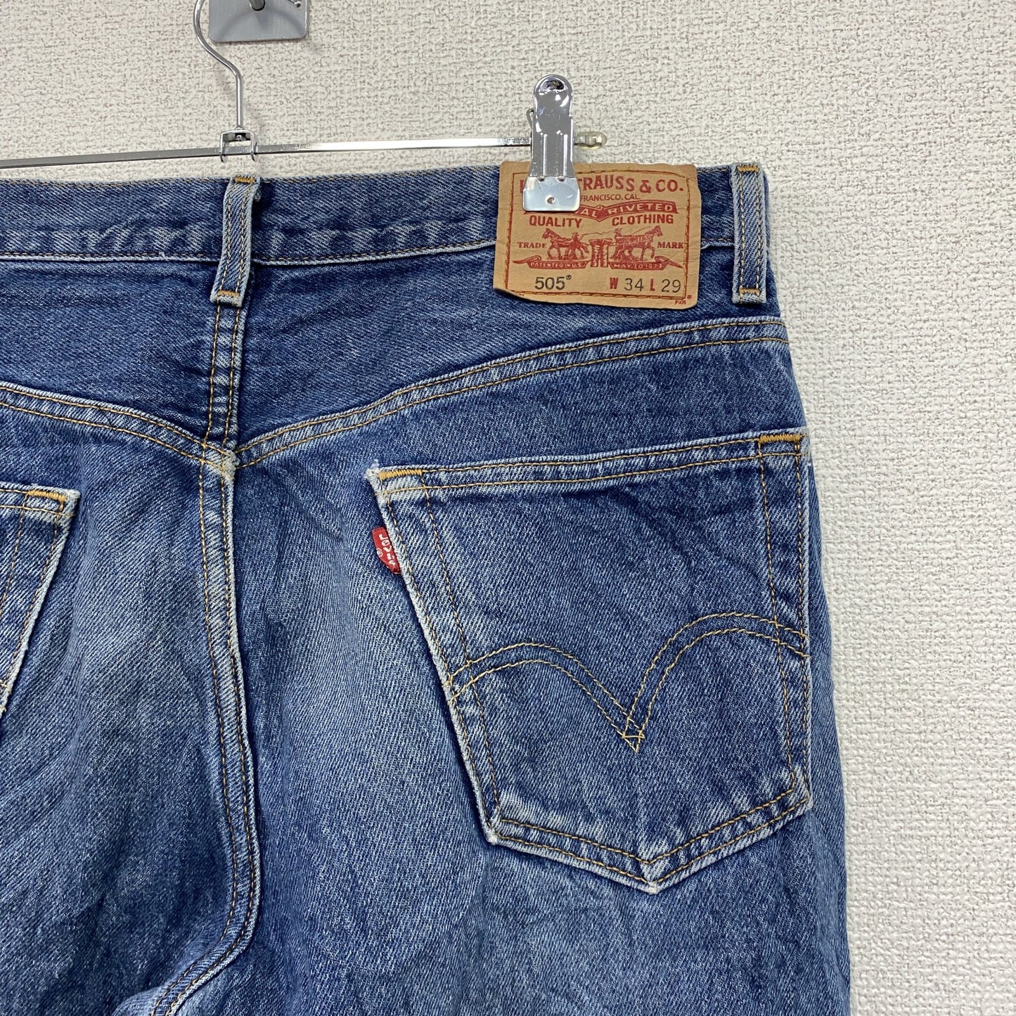 Levi's　リーバイス　505　デニムパンツ/ジーンズ　ジップフライ　インディゴ　W34サイズ