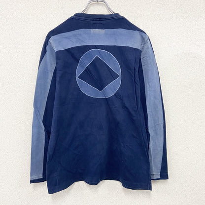 OKURA　オクラ　長袖Tシャツ/ロンT　聖林公司　紺　ネイビー　インディゴ　