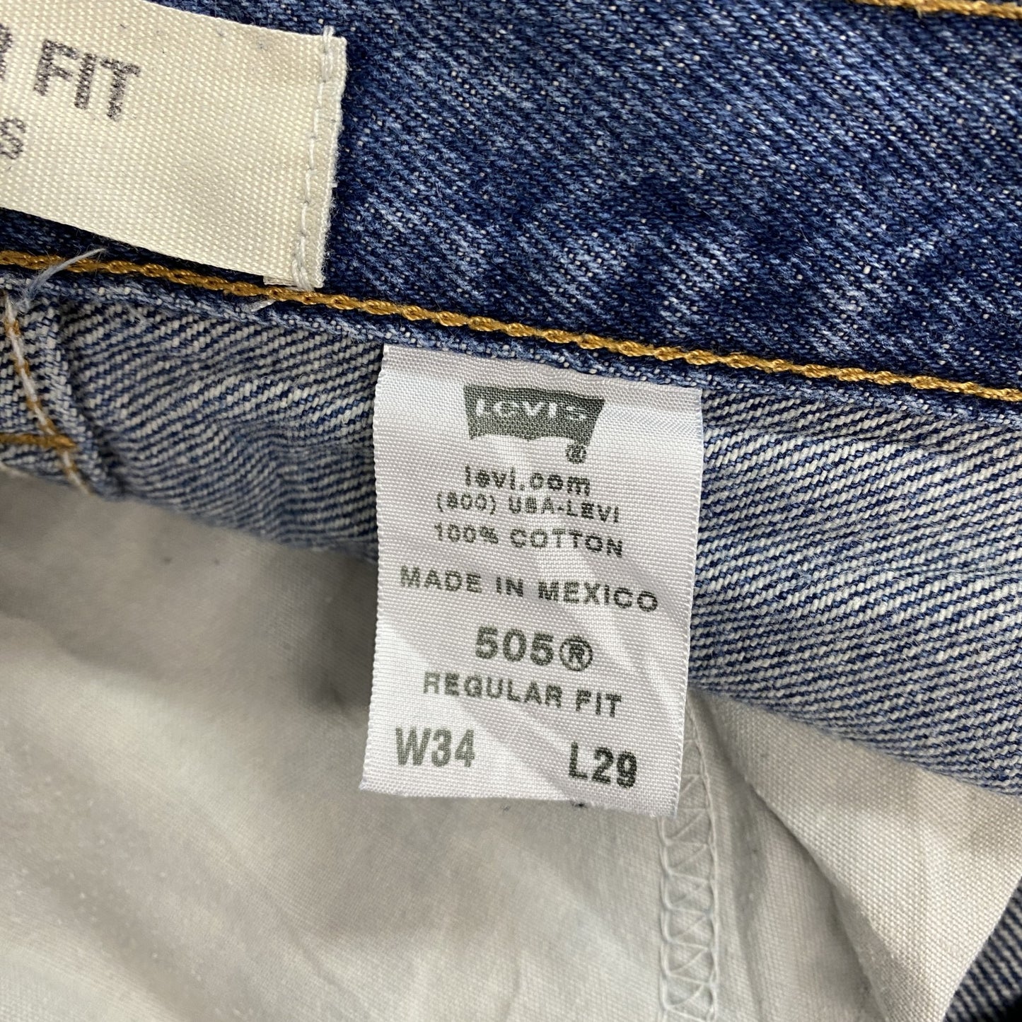 Levi's　リーバイス　505　デニムパンツ/ジーンズ　ジップフライ　インディゴ　W34サイズ