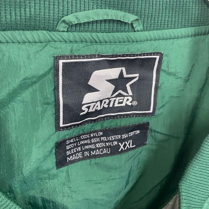 STARTER　スターター　プルオーバーナイロンジャケット　ウイングフット　緑　グリーン　2XLサイズ