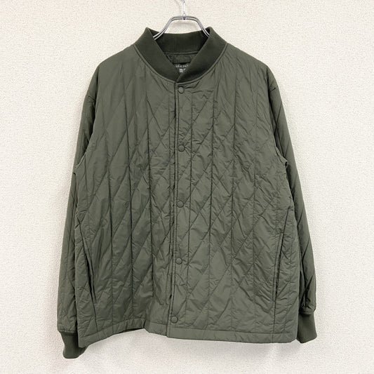 UNIQLO　ユニクロ　ヒートテックウォームパデッドジャケット　中綿入り　カーキ　Lサイズ