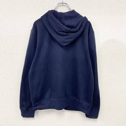 GAP　ギャップ　フルジップスウェットパーカー/フーディー　裏ボア　デカロゴ　紺　ネイビー　Mサイズ