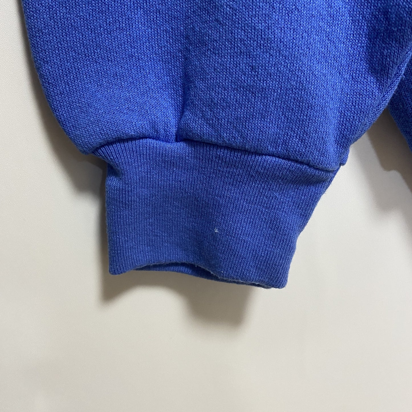 古着 used　TULTEX　長袖プリントスウェット　トレーナー　レトロデザイン　マートルビーチ　青　ビッグシルエット　XLサイズ