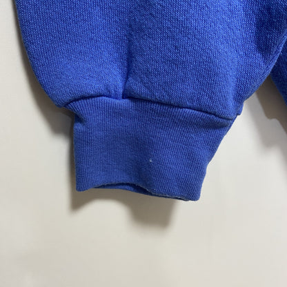 古着 used　TULTEX　長袖プリントスウェット　トレーナー　レトロデザイン　マートルビーチ　青　ビッグシルエット　XLサイズ