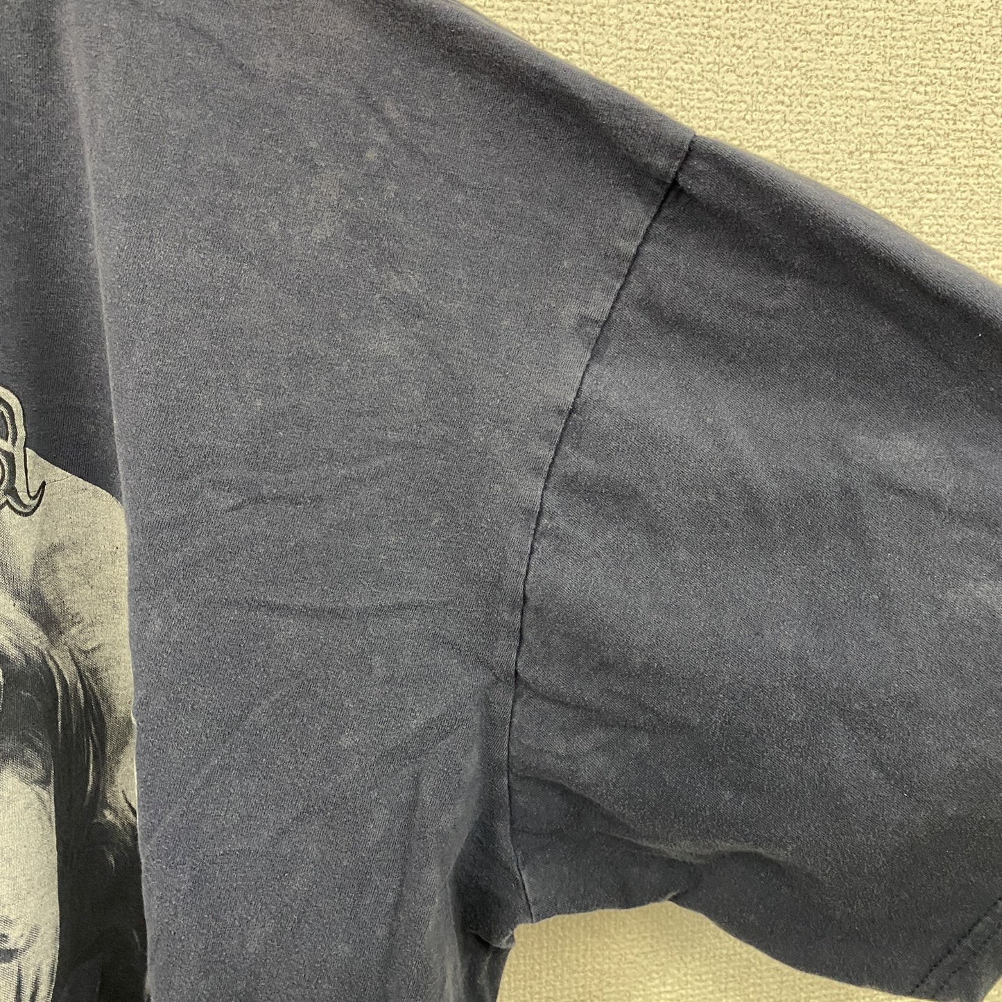 半袖プリントTシャツ　アニマルT　ゾウ　ヴィンテージ　紺　ネイビー　3XLサイズ