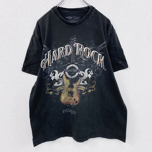 Hard Rock Cafe　ハードロックカフェ　半袖プリントTシャツ　黒　ブラック　Lサイズ