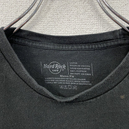Hard Rock Cafe　ハードロックカフェ　半袖プリントTシャツ　黒　ブラック　Lサイズ