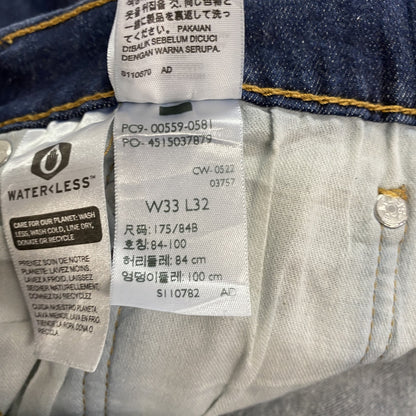 Levi's　リーバイス　559　デニムパンツ/ジーンズ　ジップフライ　インディゴ　W33サイズ