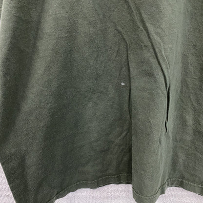 anvil organic　アンビル オーガニック　半袖プリントTシャツ　カーキ　XLサイズ