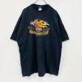 HARLEY DAVIDSON　ハーレーダビッドソン　半袖プリントTシャツ　黒　ブラック　2XLサイズ