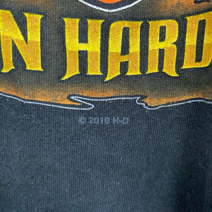 HARLEY DAVIDSON　ハーレーダビッドソン　半袖プリントTシャツ　黒　ブラック　2XLサイズ