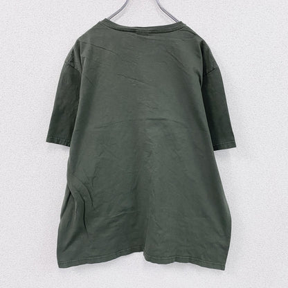 anvil organic　アンビル オーガニック　半袖プリントTシャツ　カーキ　XLサイズ