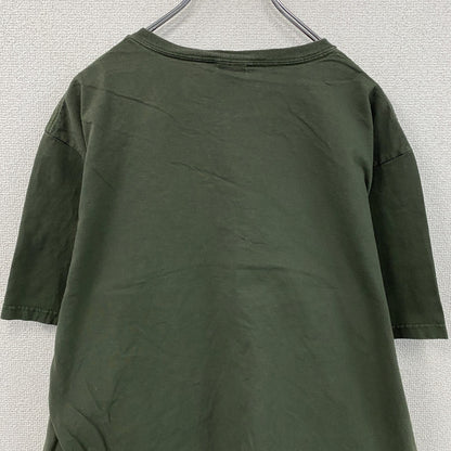 anvil organic　アンビル オーガニック　半袖プリントTシャツ　カーキ　XLサイズ