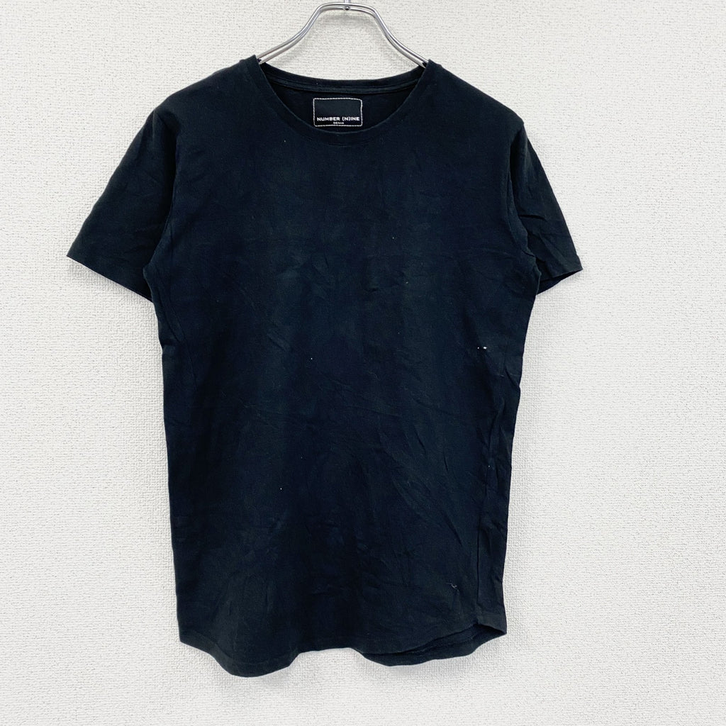 number nine　ナンバーナイン　半袖Tシャツ　黒　ブラック