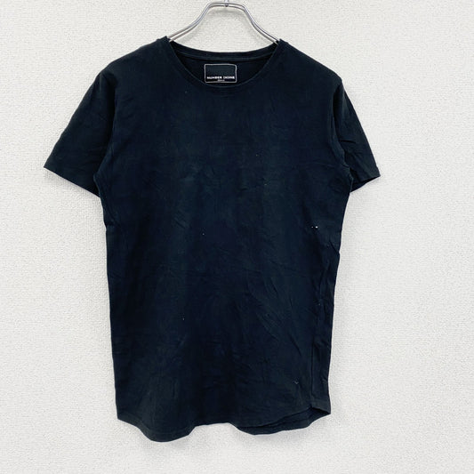 number nine　ナンバーナイン　半袖Tシャツ　黒　ブラック