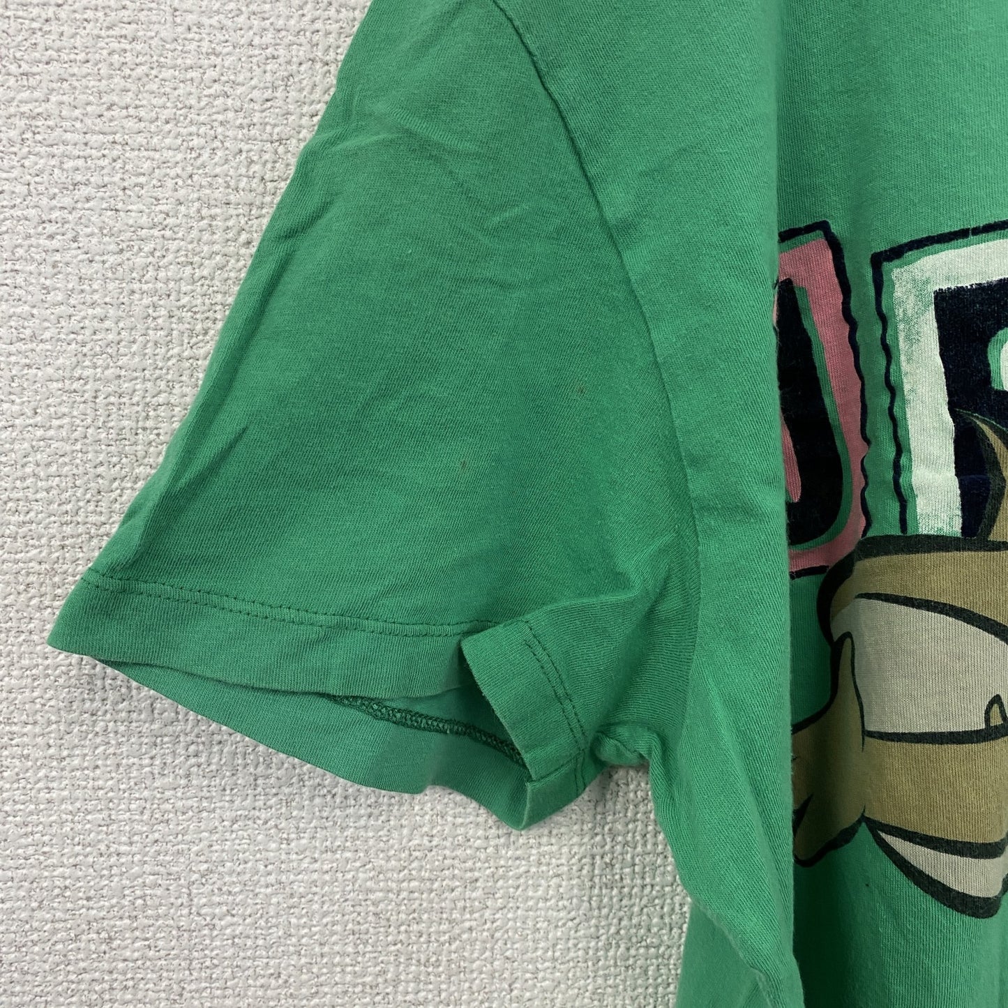 TOM and JERRY XDYE　トムとジェリー　半袖プリントTシャツ　緑　グリーン　Mサイズ