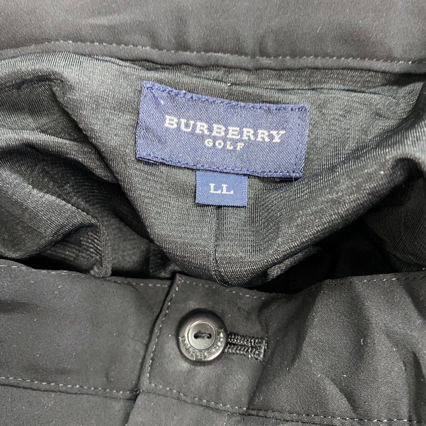 BURBERRY GOLF　バーバリーゴルフ　ハーフパンツ/ショートパンツ　黒　ブラック　LLサイズ