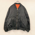 ～00s　PHANTOM MILITARY　MA-1　フライトジャケット　中綿入り　紺　ネイビー　Lサイズ