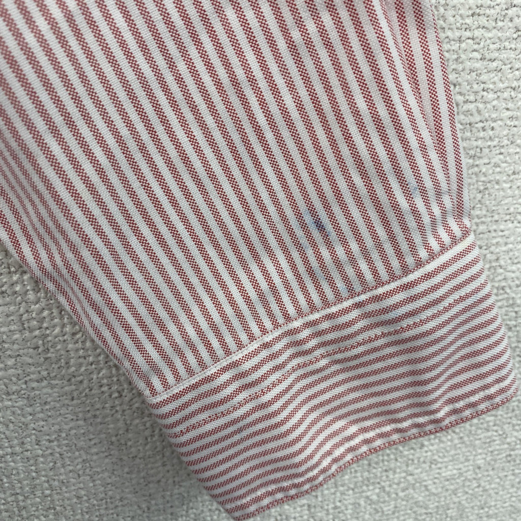 VAN JACKET　ヴァンヂャケット　長袖ボタンダウンシャツ　ストライプ柄　ピンク　Lサイズ