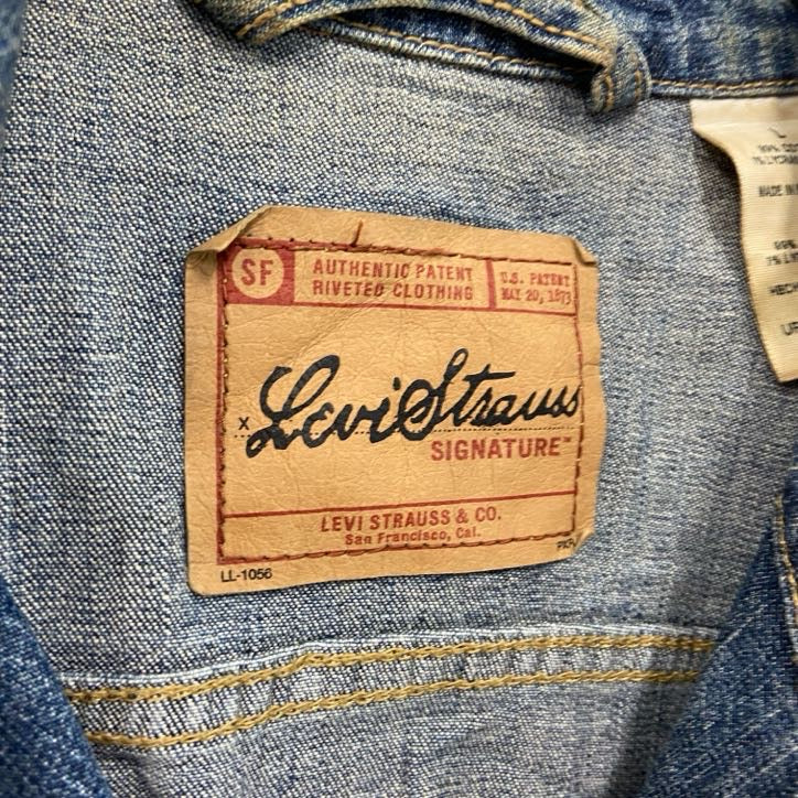 Levi’ｓ　リーバイス　デニムジャケット/Gジャン　トラッカージャケット　青　ブルー　Lサイズ