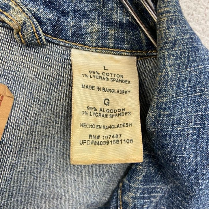 Levi’ｓ　リーバイス　デニムジャケット/Gジャン　トラッカージャケット　青　ブルー　Lサイズ