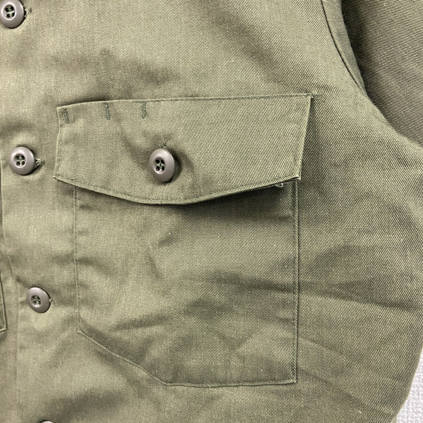 00s　 U.S.ARMY　米軍　半袖ミリタリーシャツ　ユーティリティシャツ　15 1/2　ヴィンテージ　カーキ