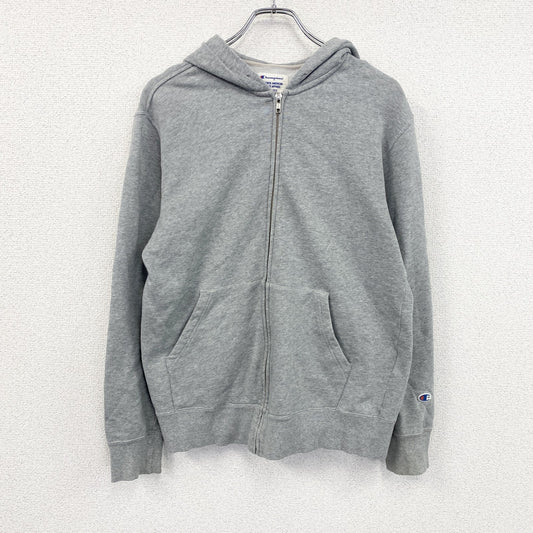 champion　チャンピオン　フルジップスウェットパーカー/フーディー　灰色　グレー　XLサイズ