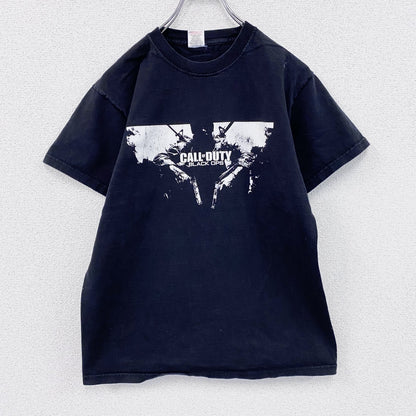 FRUIT OF THE LOOM　フルーツオブザルーム　CALL OF DUTY 　半袖プリントTシャツ 　ゲームT　黒　ブラック　Mサイズ