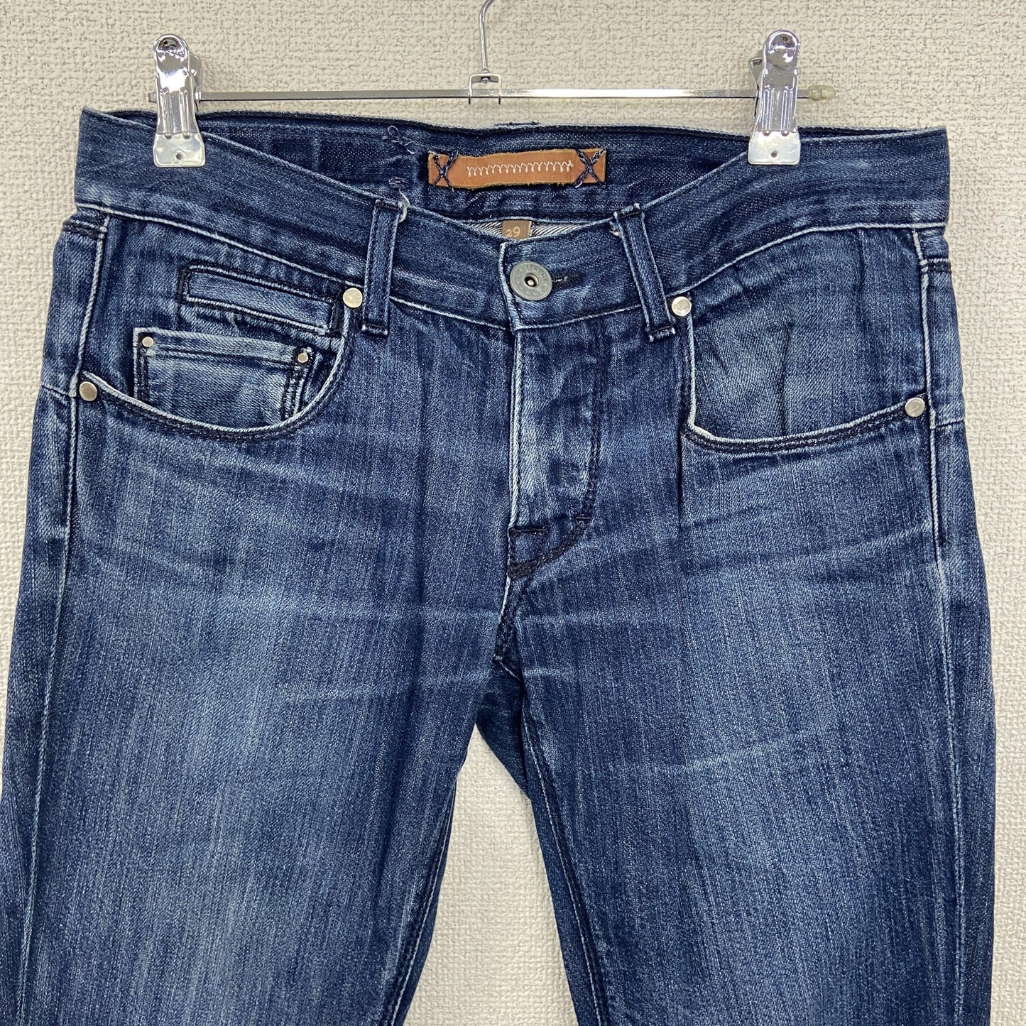 YANUK　ヤヌーク　ブーツカットデニムパンツ/フレアパンツ　ボタンフライ　インディゴ　29サイズ