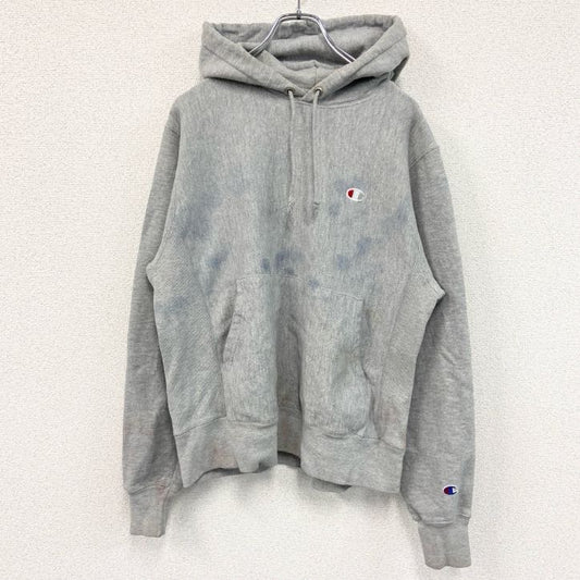 champion　チャンピオン　リバースウィーブ　スウェットパーカー/フーディ　灰色　グレー　Sサイズ
