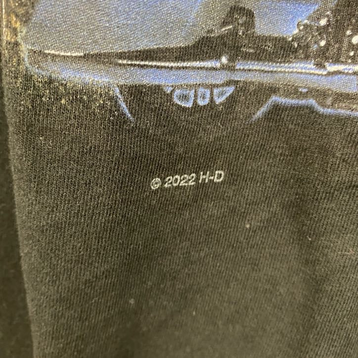 HARLEY DAVIDSON　ハーレーダビッドソン　半袖プリントTシャツ　黒　ブラック　Lサイズ