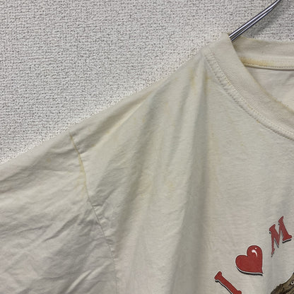 ～00s　WAIKIKI　I♡MAURITIUS　半袖Tシャツ　ヴィンテージ　白　ホワイト　3XLサイズ