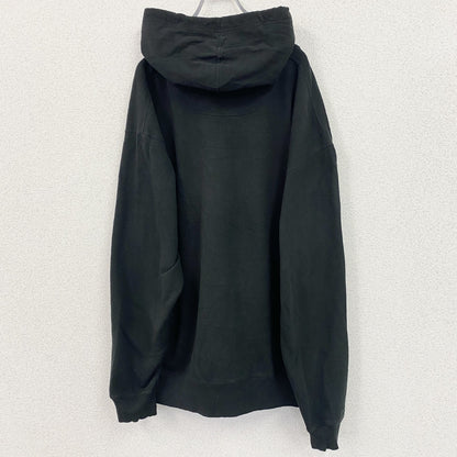 champion　チャンピオン　フルジップパーカー　フーディ　ロゴ刺繡　黒　ブラック