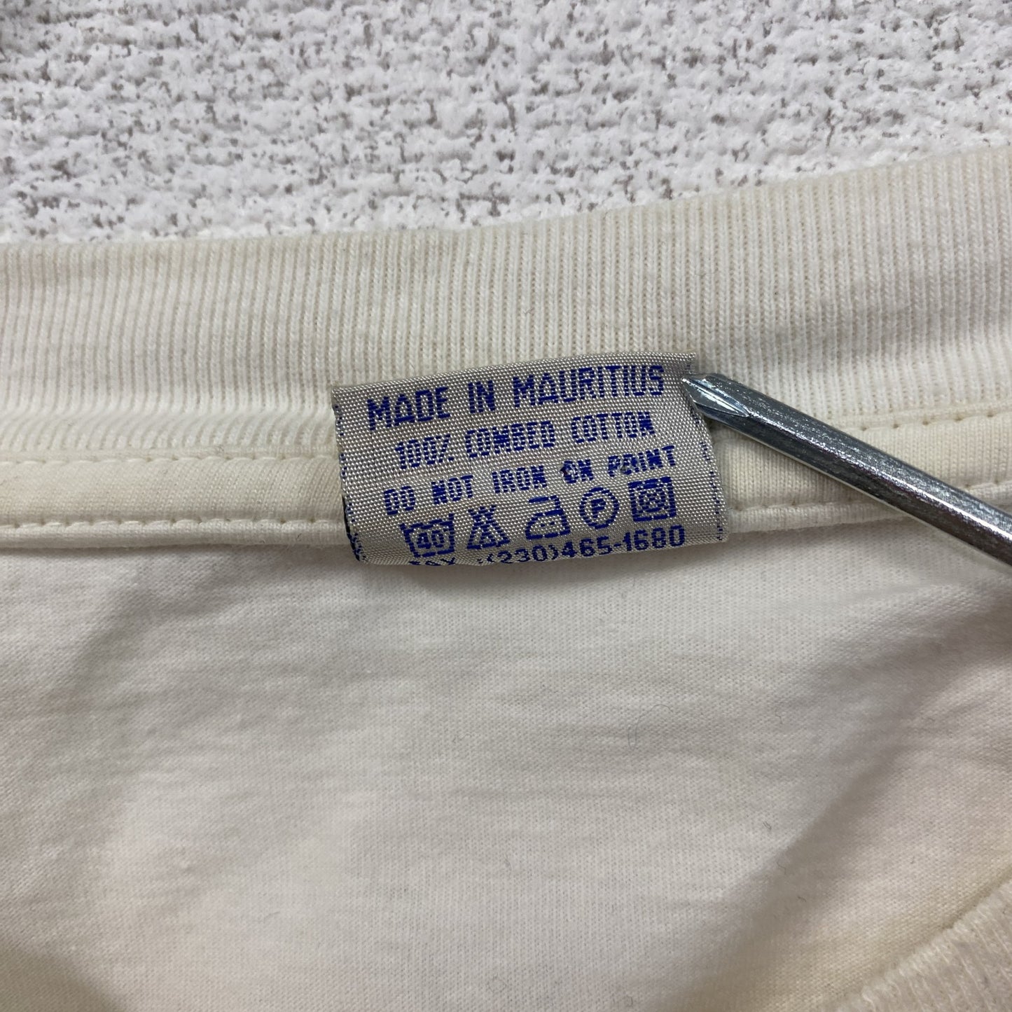 ～00s　WAIKIKI　I♡MAURITIUS　半袖Tシャツ　ヴィンテージ　白　ホワイト　3XLサイズ