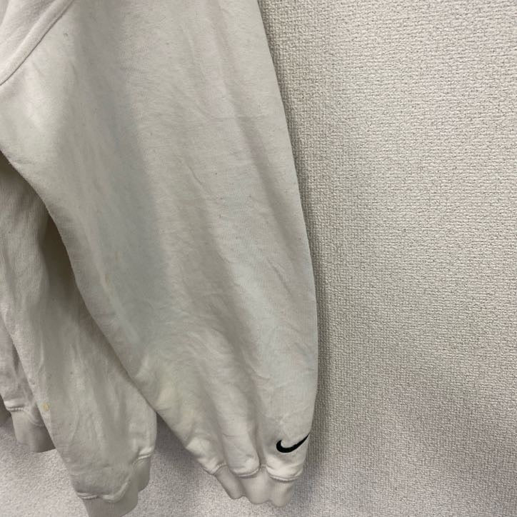 00s　NIKE　ナイキ　スウェット/トレーナー　スウッシュ　ヴィンテージ　白　ホワイト　XXLサイズ