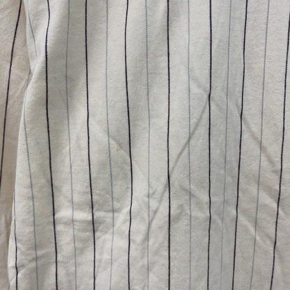FRED PERRY　フレッドペリー　長袖ボタンダウンシャツ　ストライプ　ベージュ　Sサイズ