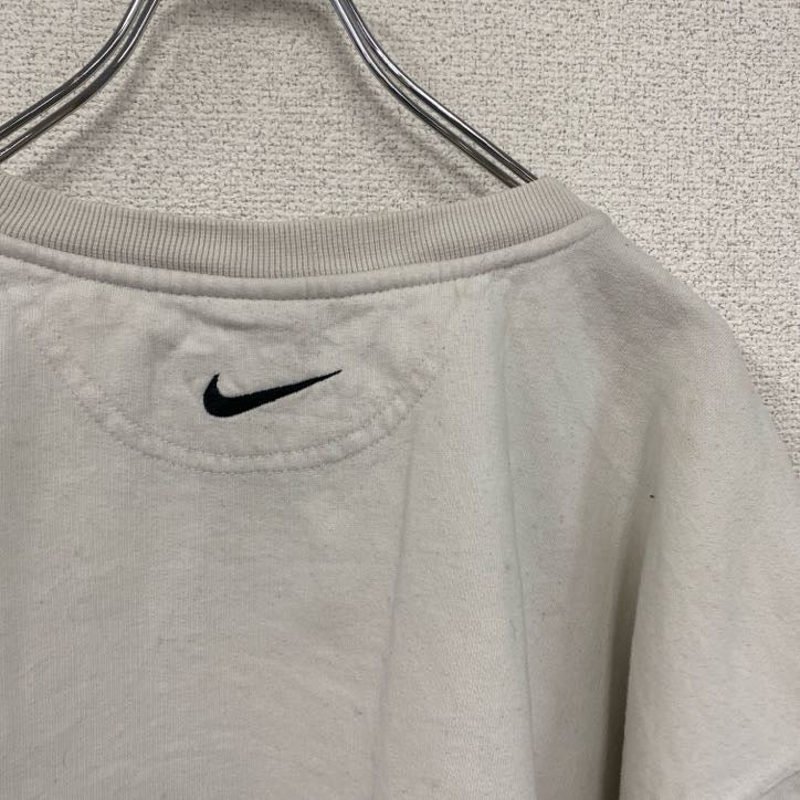 00s　NIKE　ナイキ　スウェット/トレーナー　スウッシュ　ヴィンテージ　白　ホワイト　XXLサイズ