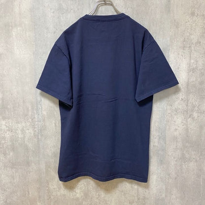 古着 used　Majestic　MLB　シアトルマリナーズ　半袖プリントTシャツ　ネイビー　レトロ　野球　クルーネック　Ｍサイズ