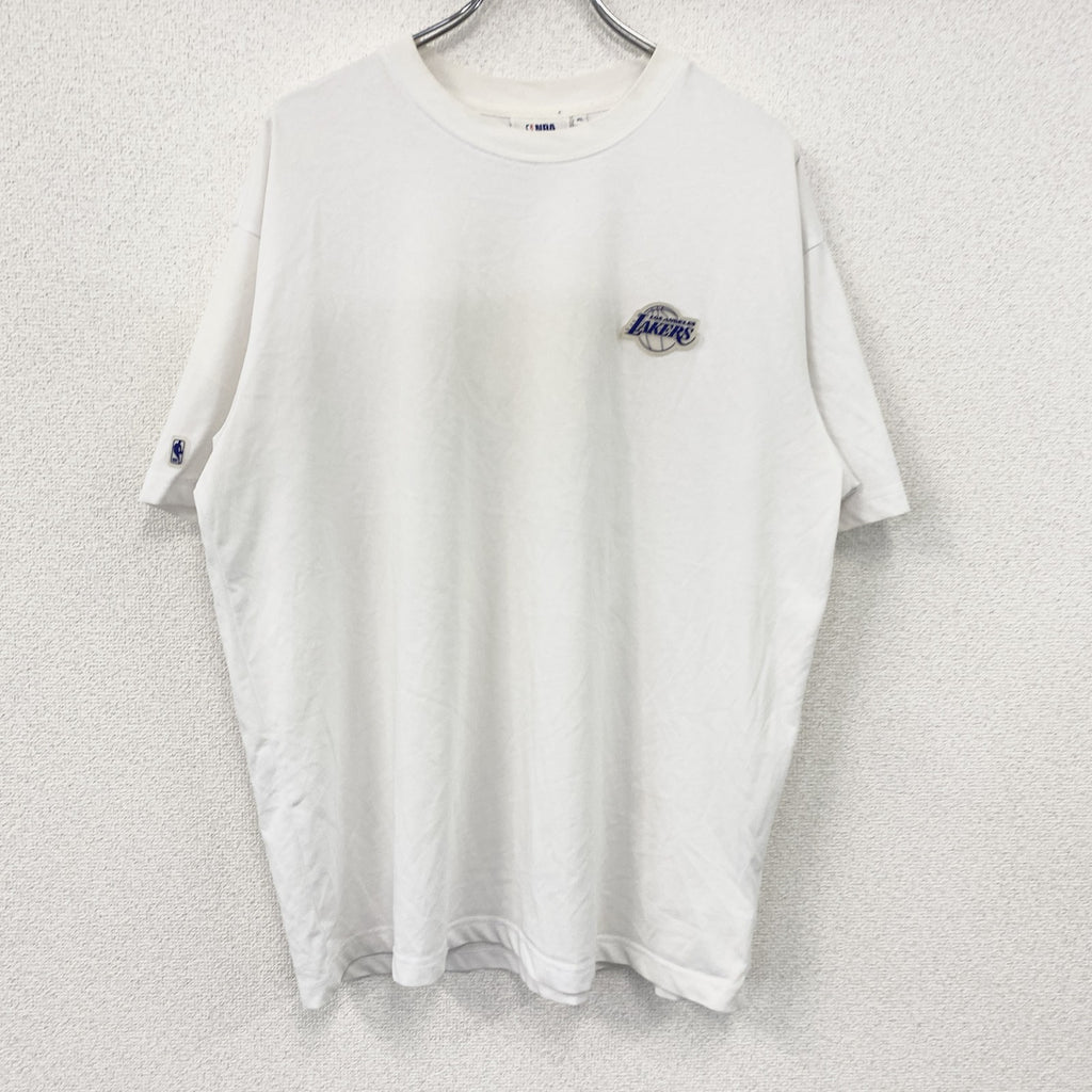 NBA　ロサンゼルス・レイカーズ　半袖プリントTシャツ　白　ホワイト　XLサイズ