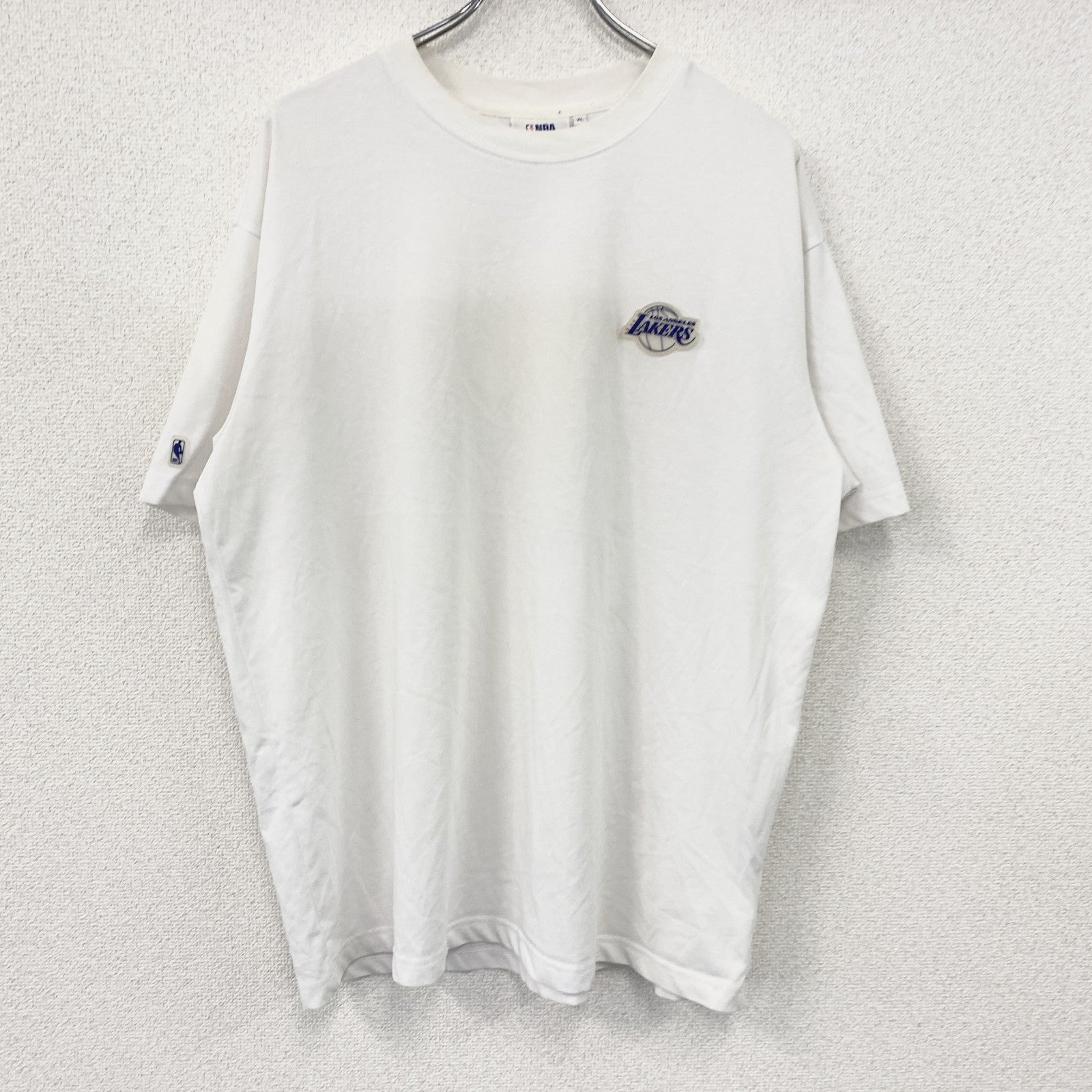 NBA　ロサンゼルス・レイカーズ　半袖プリントTシャツ　白　ホワイト　XLサイズ
