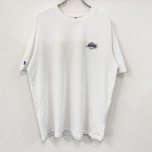 NBA　ロサンゼルス・レイカーズ　半袖プリントTシャツ　白　ホワイト　XLサイズ